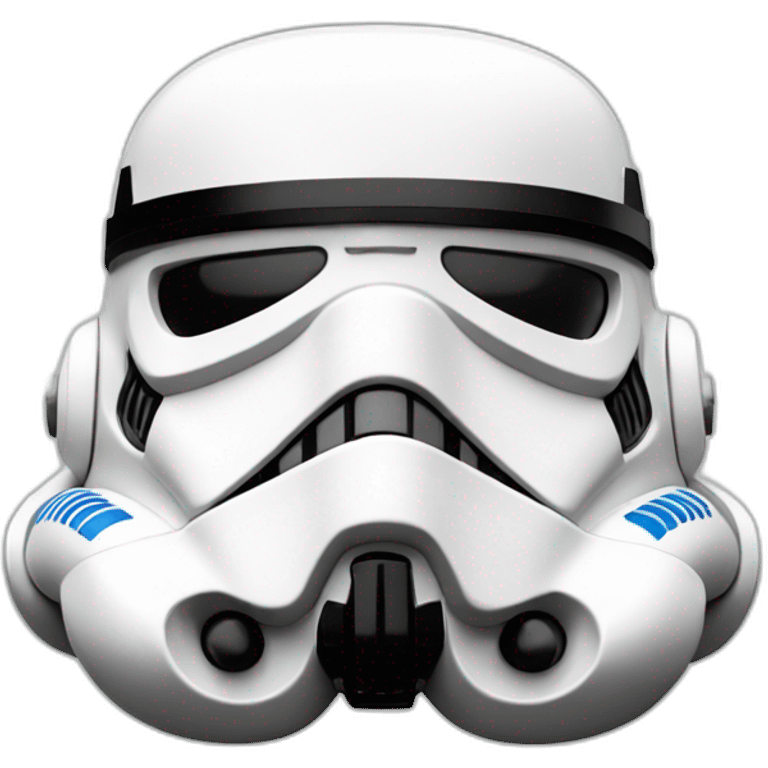 Lego stormtrooper face emoji