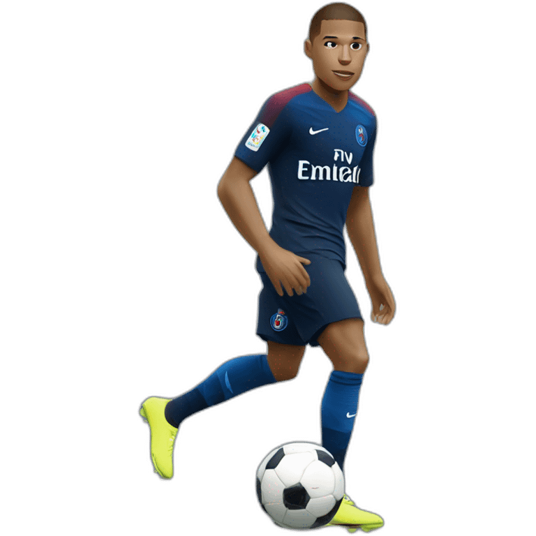 Kilian Mbappé o non emoji