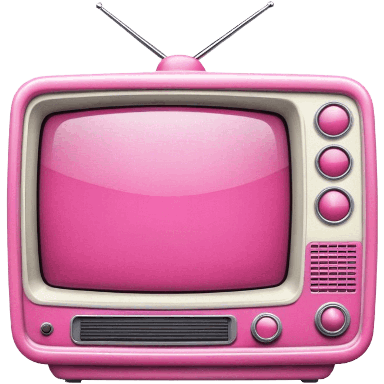 Pink tv emoji