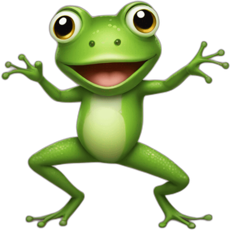 frog dancing emoji