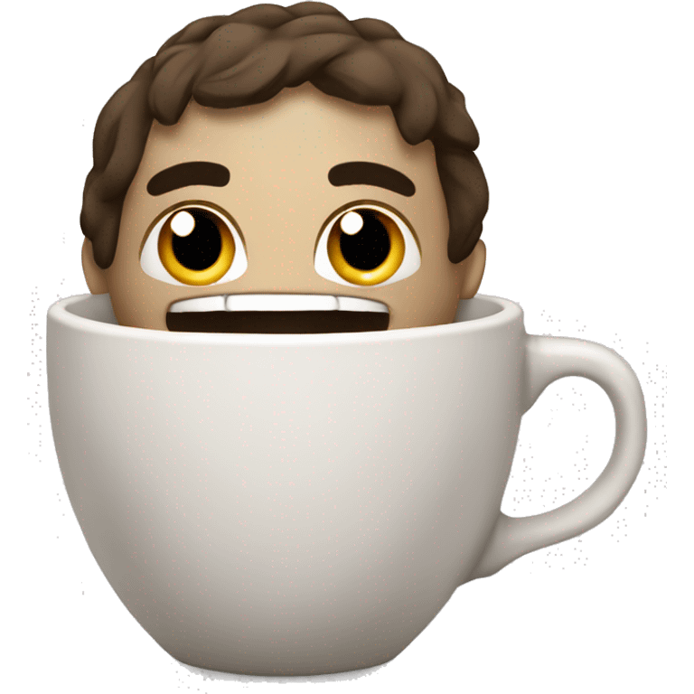 Teetasse mit Kaka  emoji