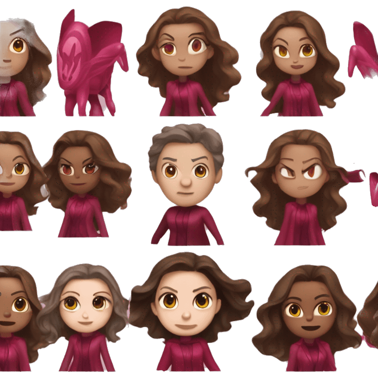 Wanda Maximoff becoming the Scarlet Witch emoji