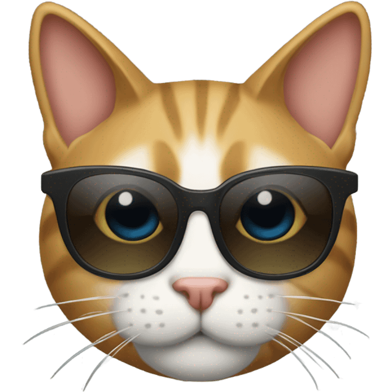 Gato con lentes   emoji