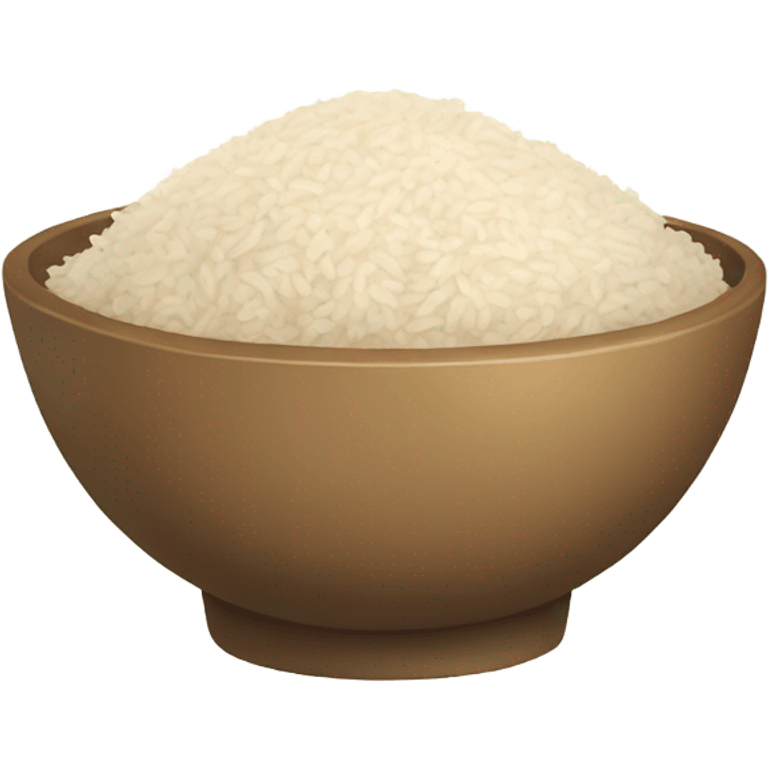 bowl of rice with chicken emoji