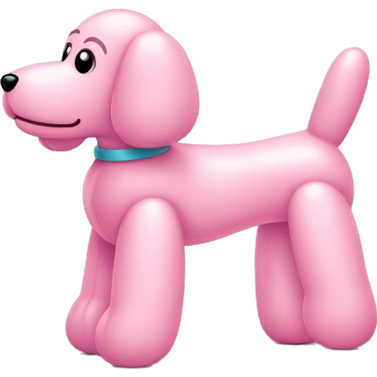 Light pink balloon dog emoji