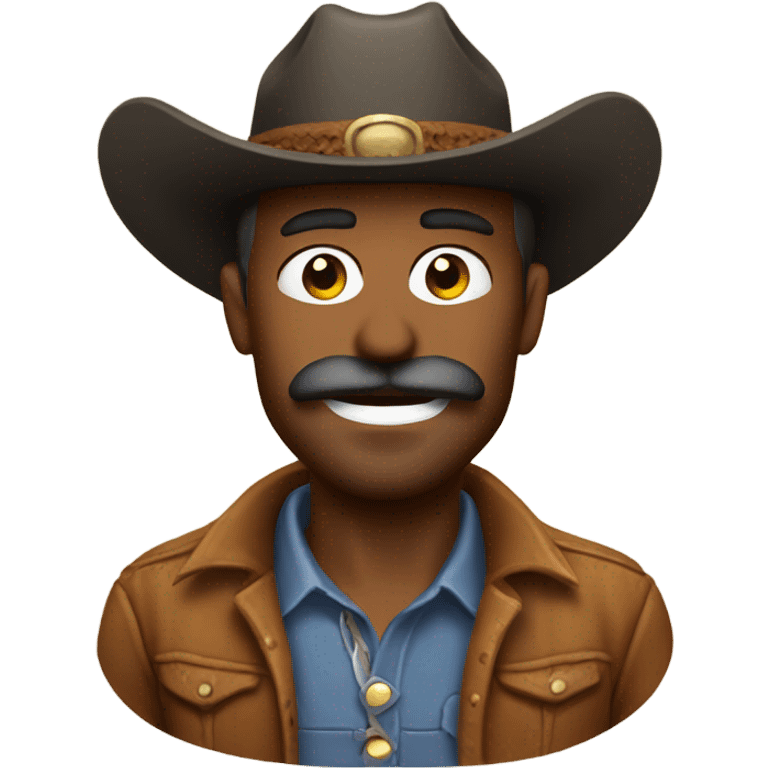 Cowboy with cigar in mouth  emoji