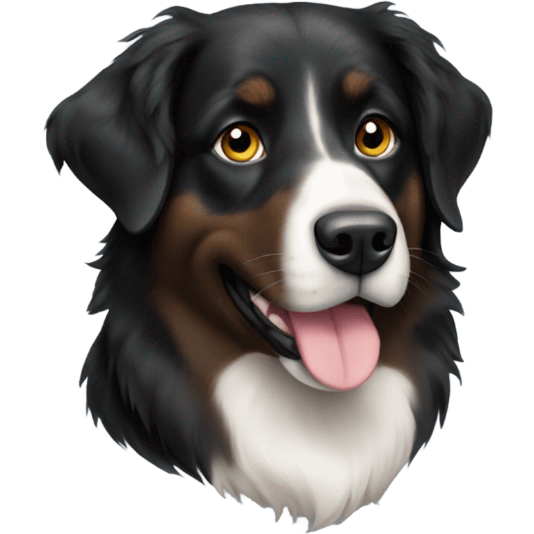 Black lab Australian shepherd  emoji