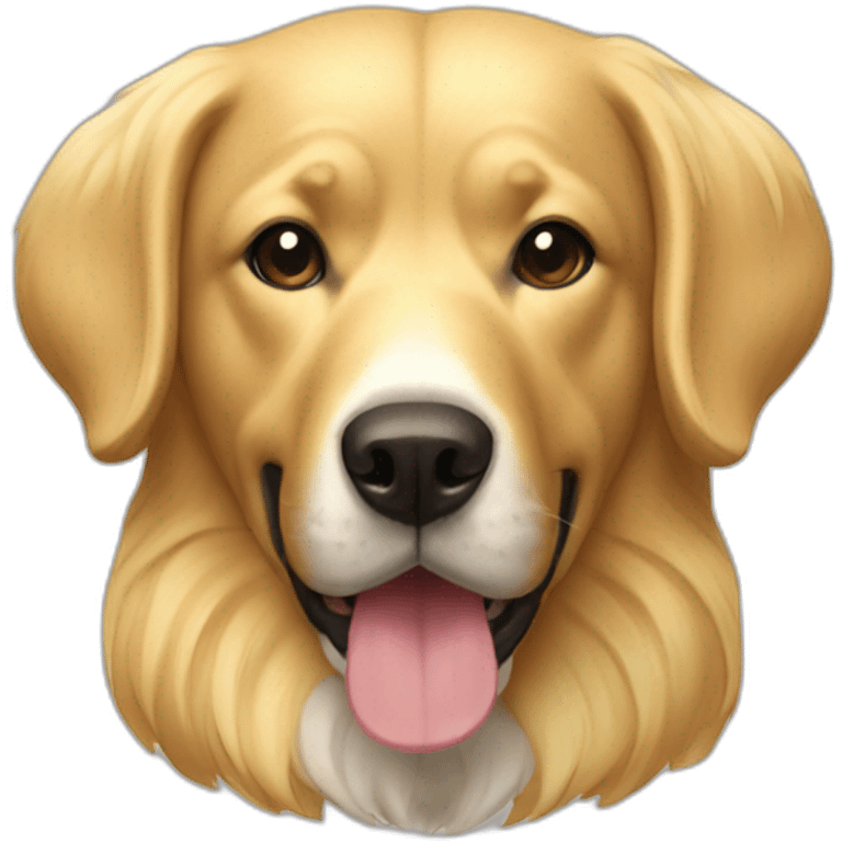 perro golden Magnolia emoji