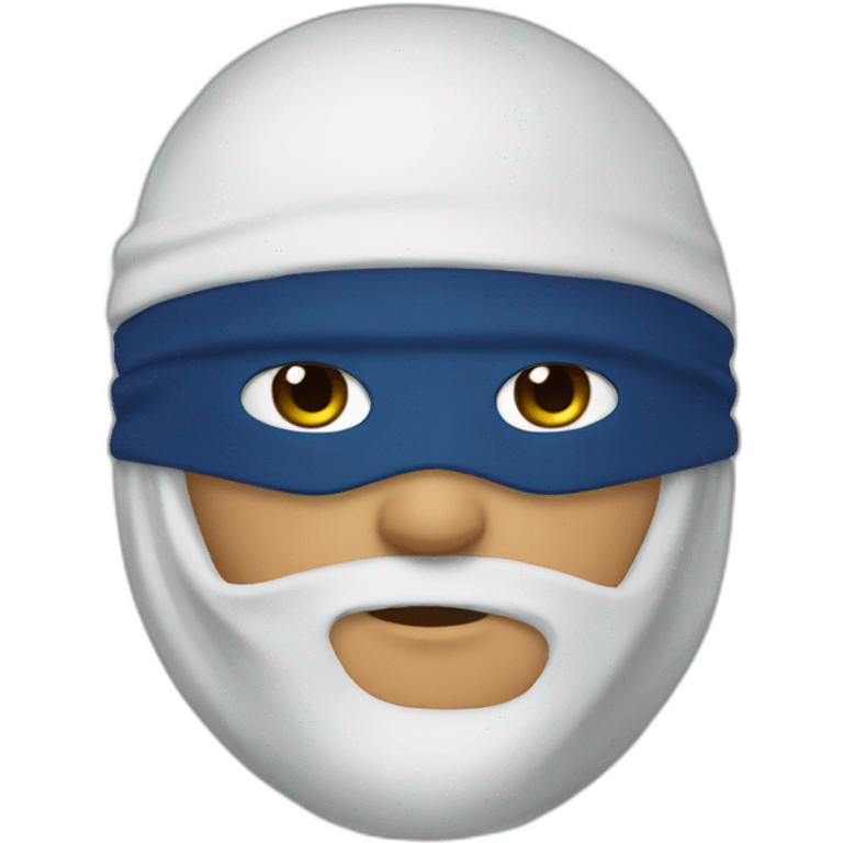 blue ninja emoji