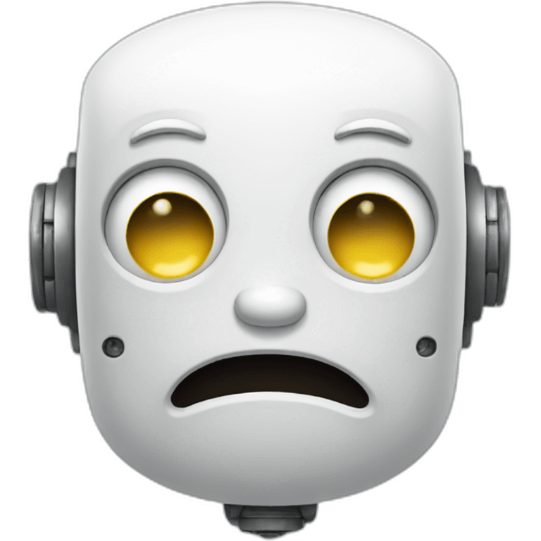 robot crying emoji