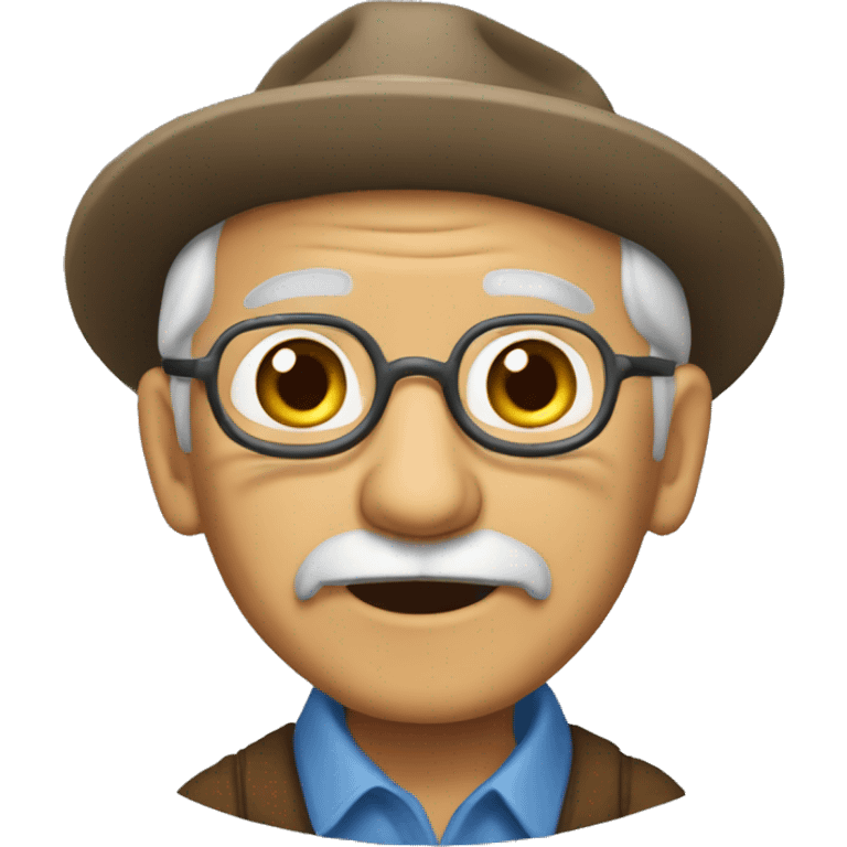 un abuelo granjero  emoji