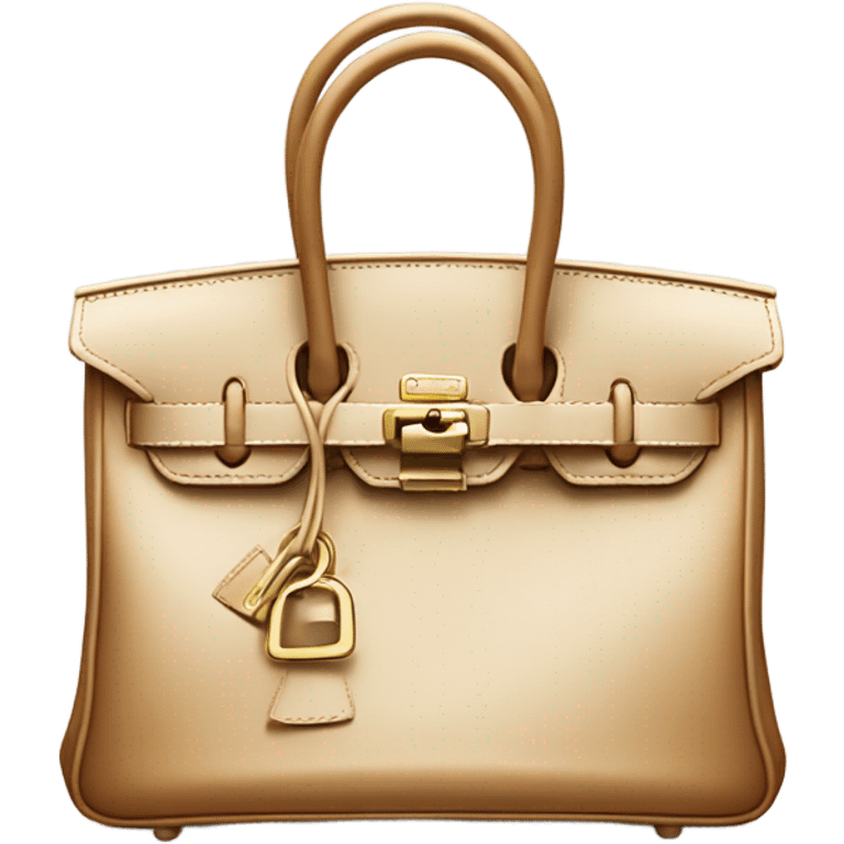 birkin bag on white background emoji