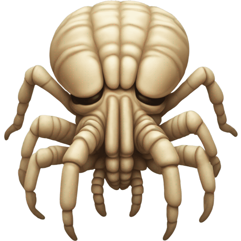 A face hugger from the movie Alien with less fingers  emoji