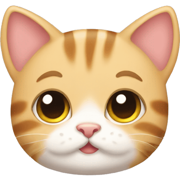 Cute cat kawaii emoji