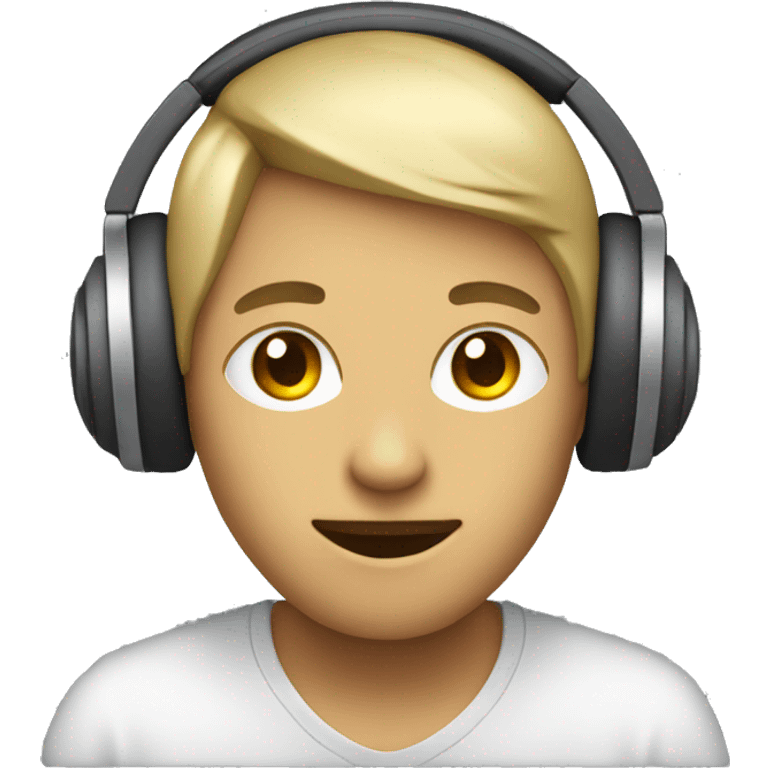 Listening to music on headphones emoji