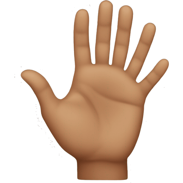 West coast hand sign skin tone 4 emoji