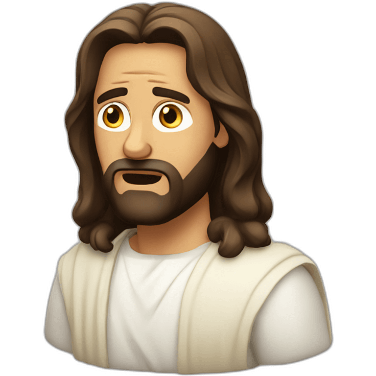 jesucrist stressed emoji