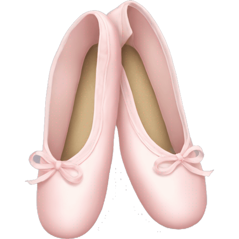 Pale pink ballet shoes emoji