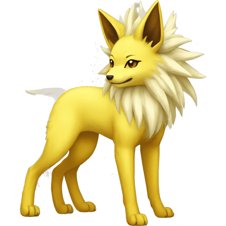 Ninetails-Jolteon full body emoji