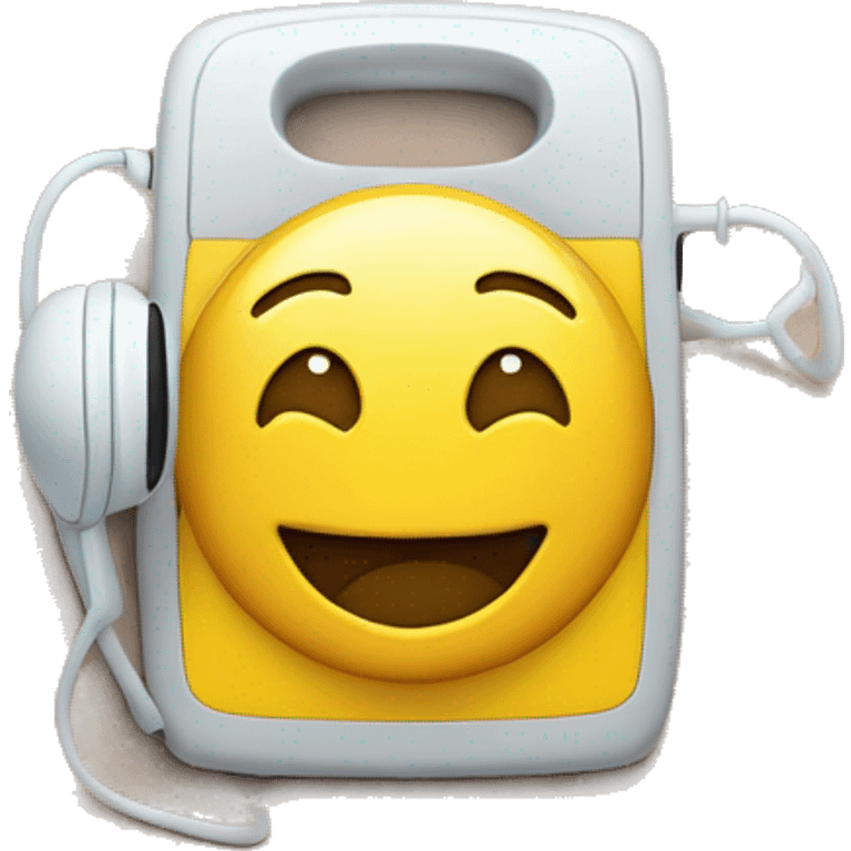 Smiley téléphone qui fais la moue emoji