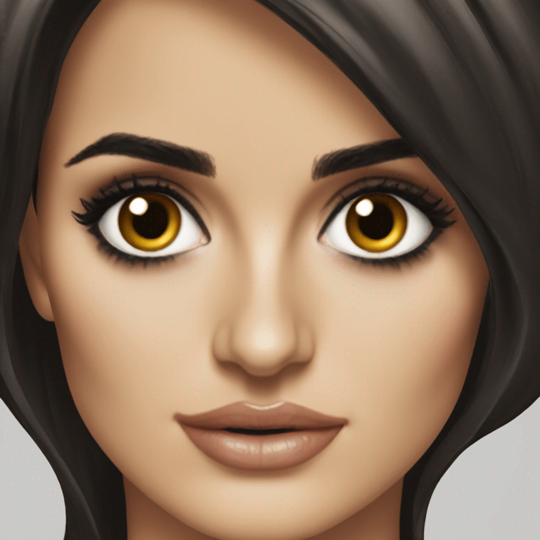 Penelope Cruz dark eyes emoji