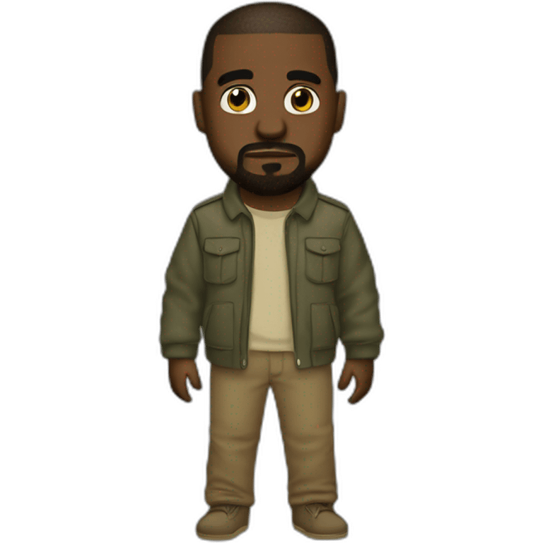 Kanye West reptilian  emoji