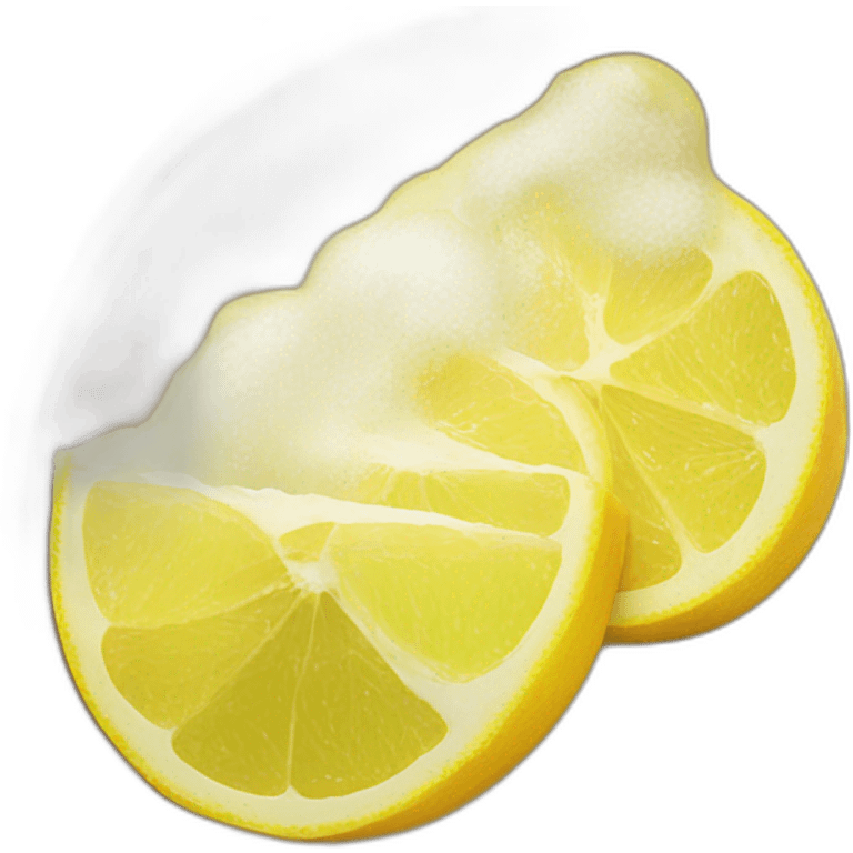 Glace au citron emoji