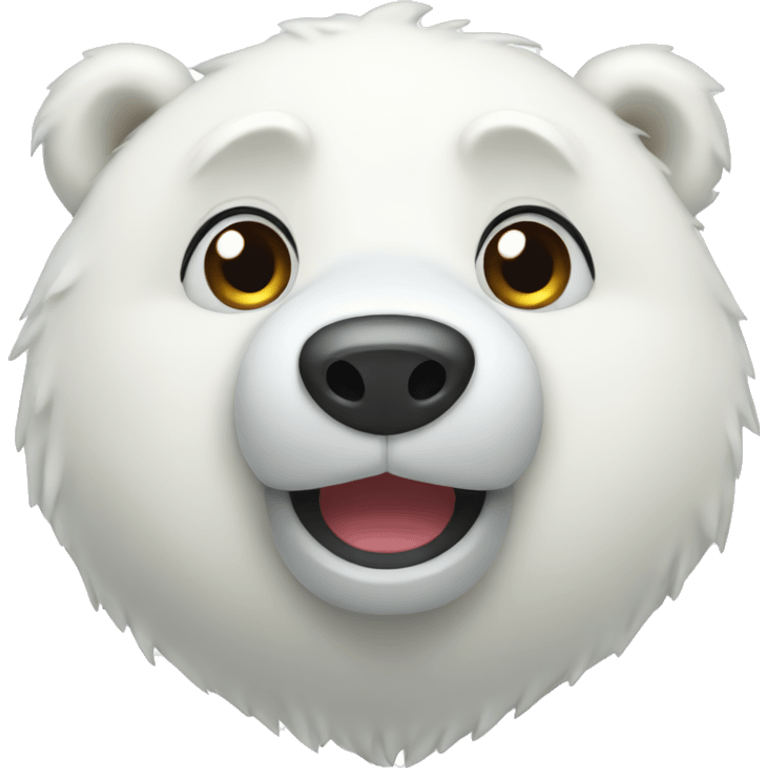 cute polar bear emoji