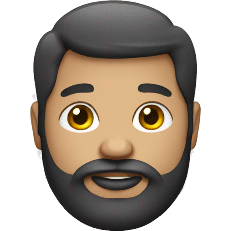 CHUBBY BEARDED MALE  emoji