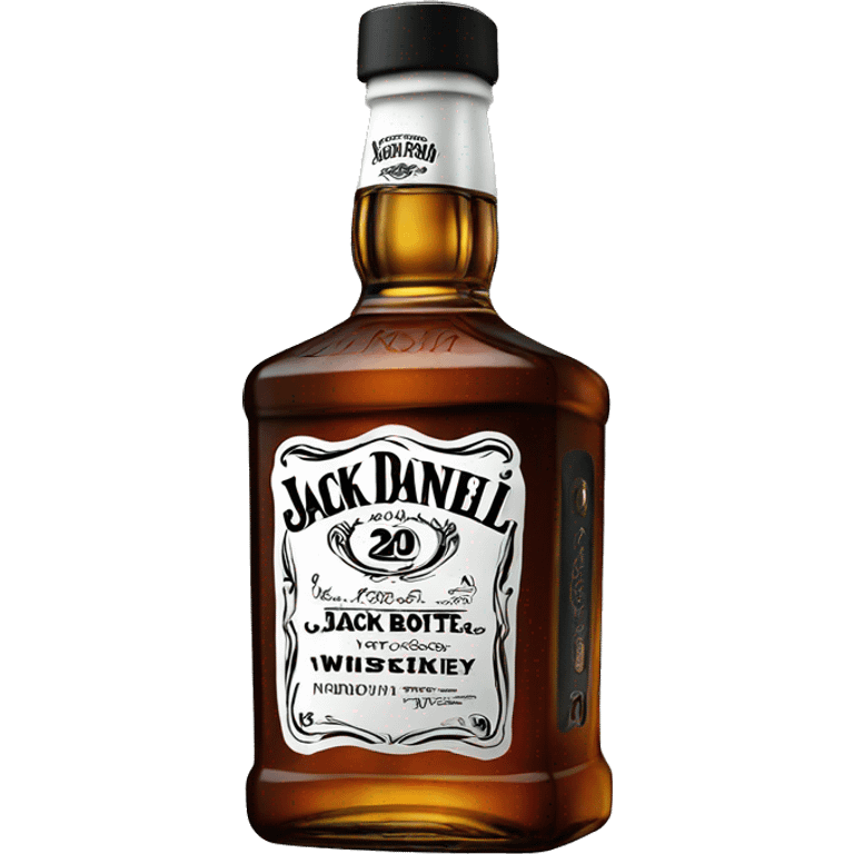 Jack Daniel’s whiskey bottle emoji