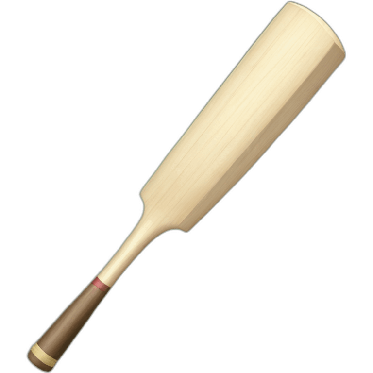 Cricket bat emoji