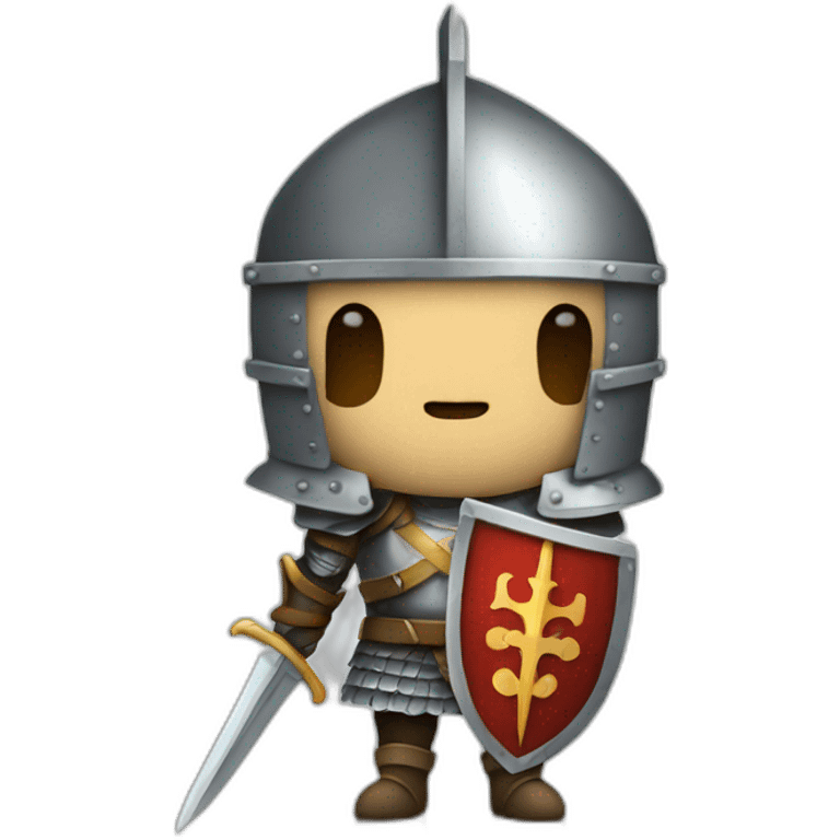 Knight-with-sword emoji