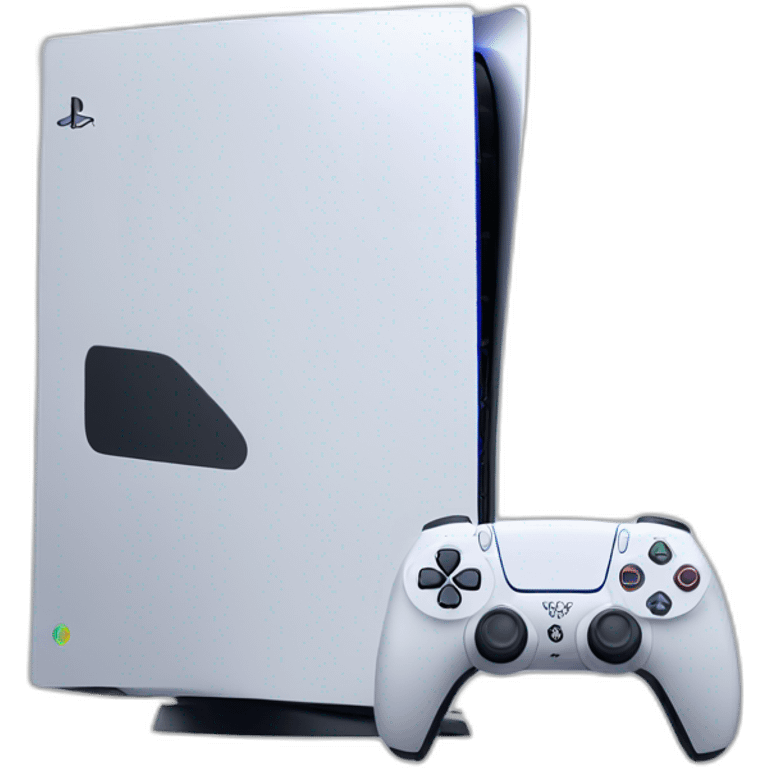 PlayStation 5 console emoji