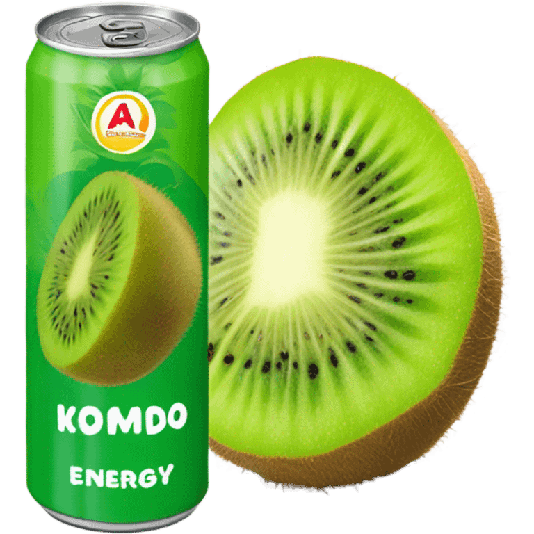 Kiwi Komodo Energy Drink can emoji