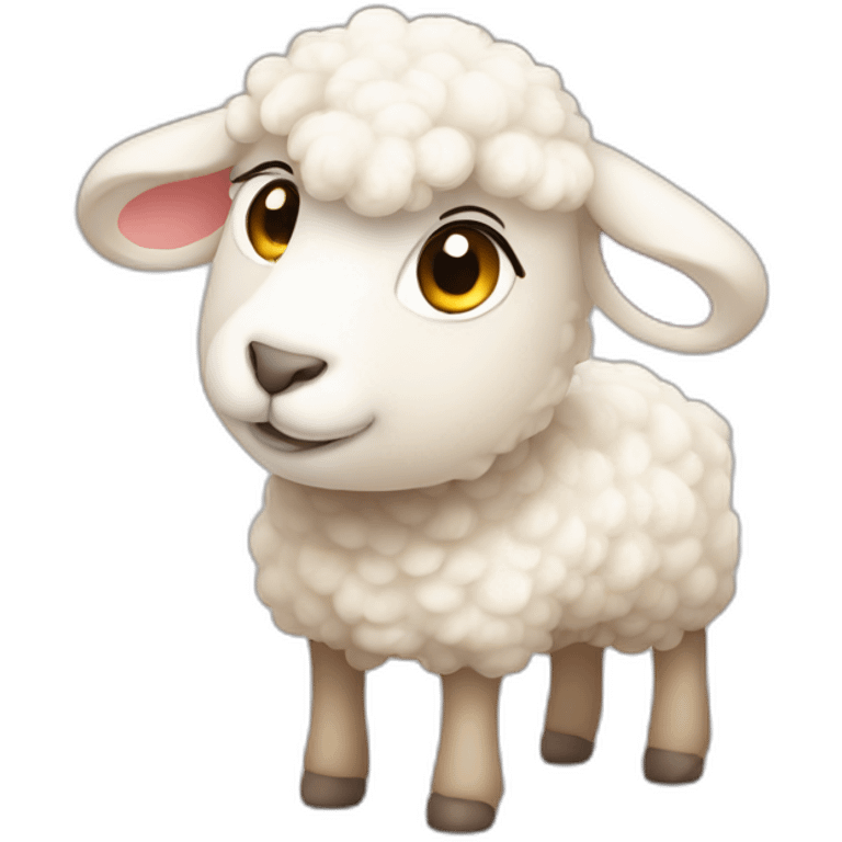 cute lamb emoji