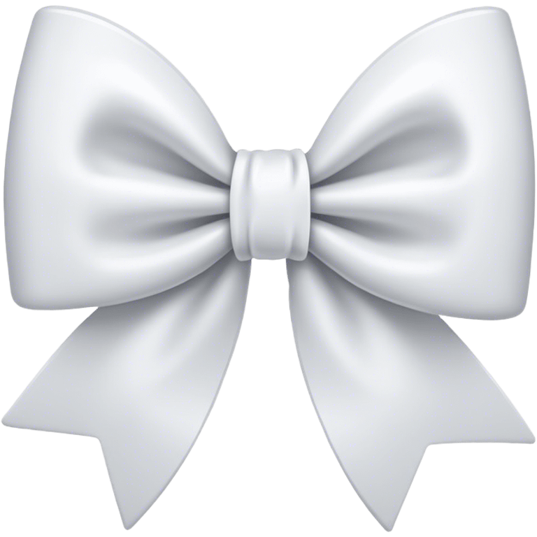 White bow emoji