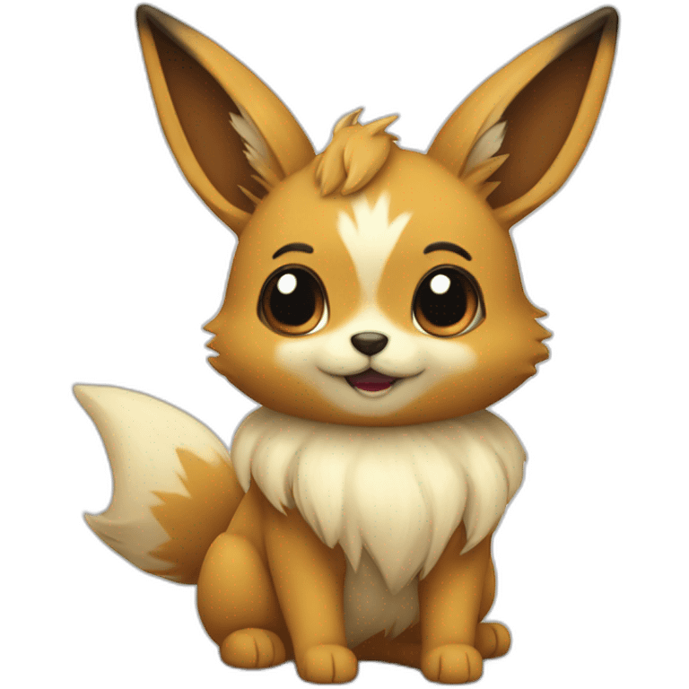 Evee avec un coeur emoji