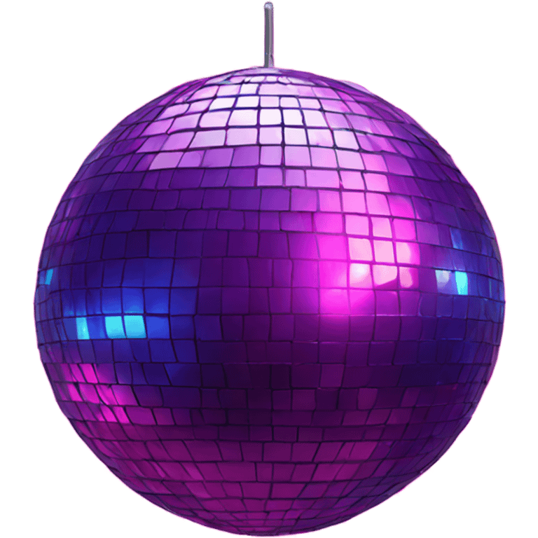 Neon disco ball emoji