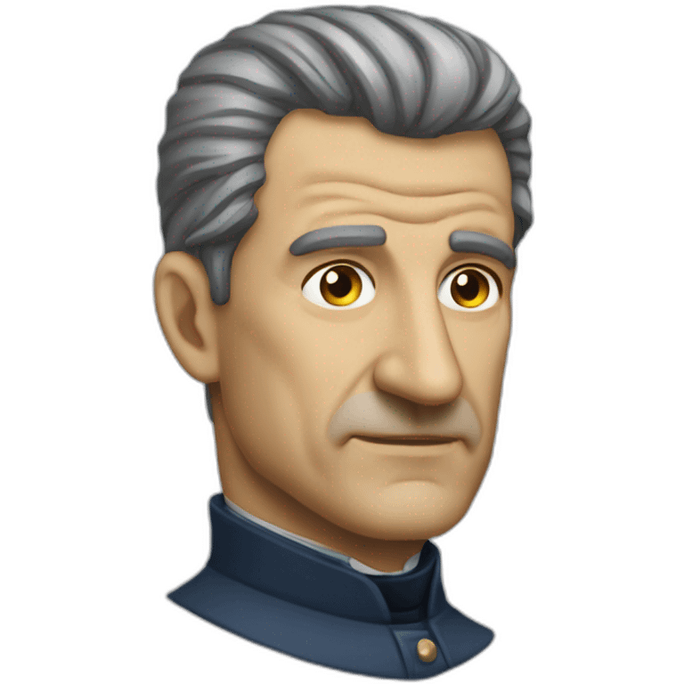 jean lassalle with an enormous nose emoji