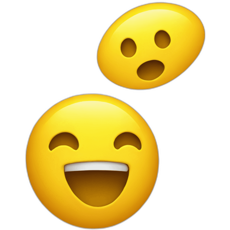 Two yellow blobs emoji