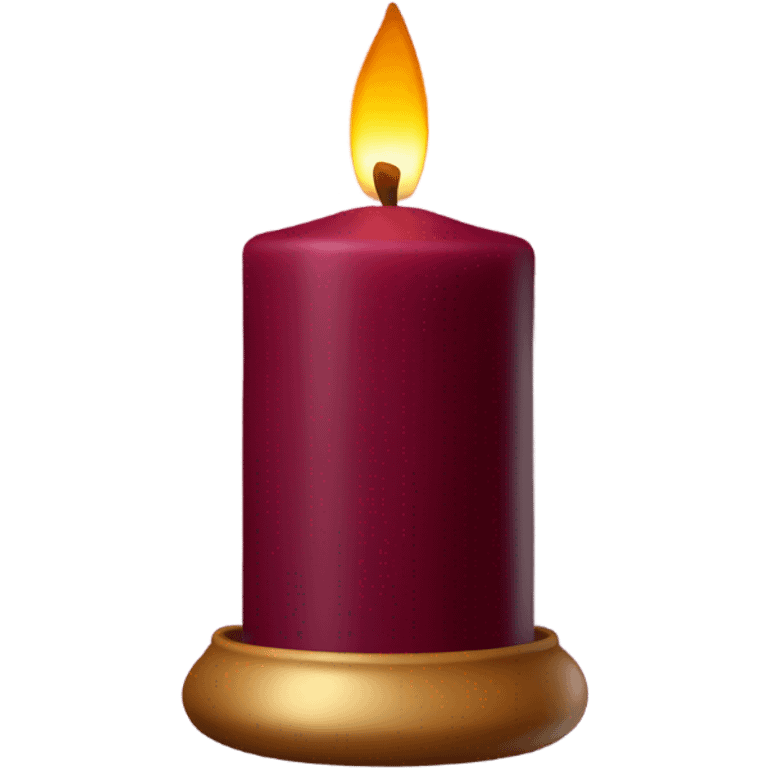 burgundy 🕯️ emoji