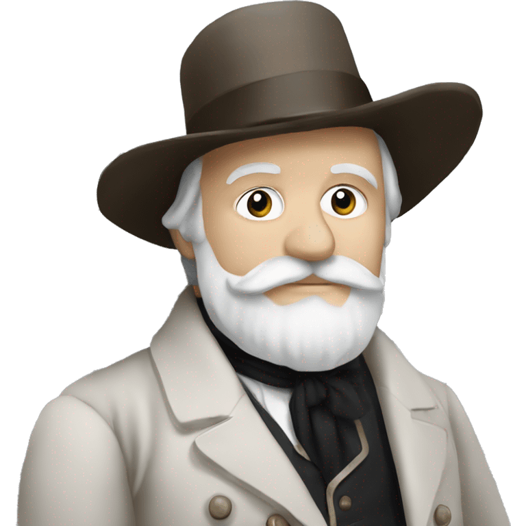 Victor Hugo in Paris emoji