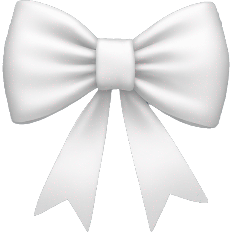 White bow emoji