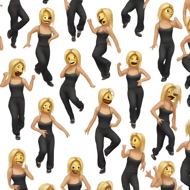 Britney Spears dancing emoji