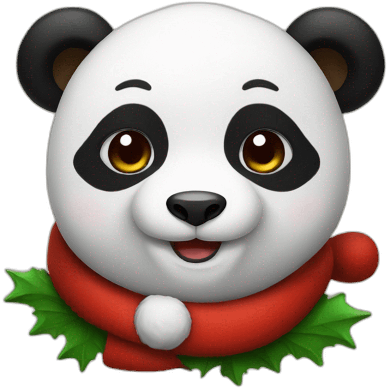 santa panda emoji