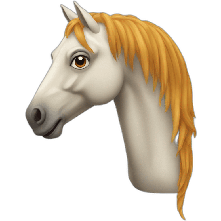 Un cheval poisson emoji