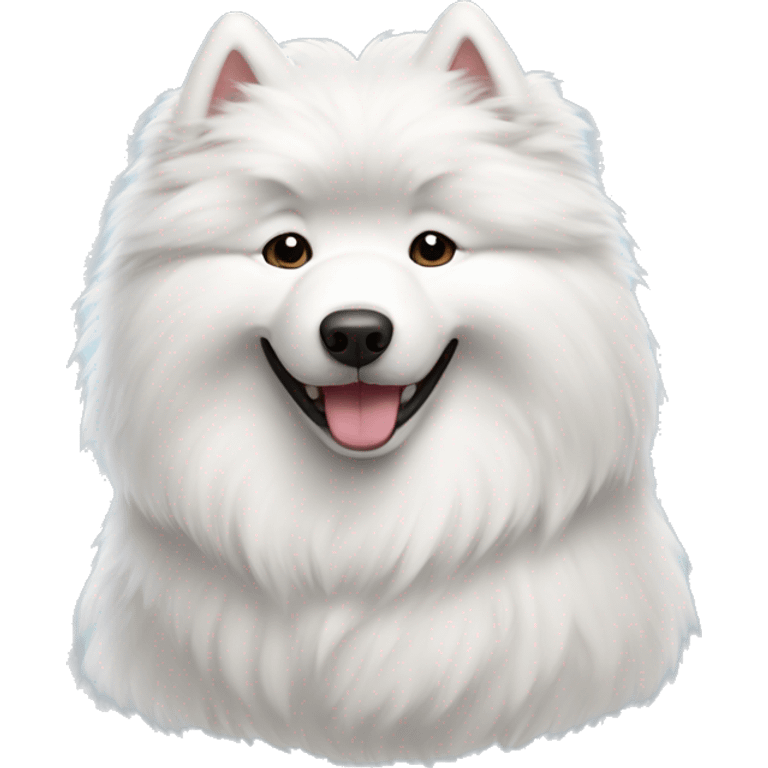 Fluffy Samoyed  emoji