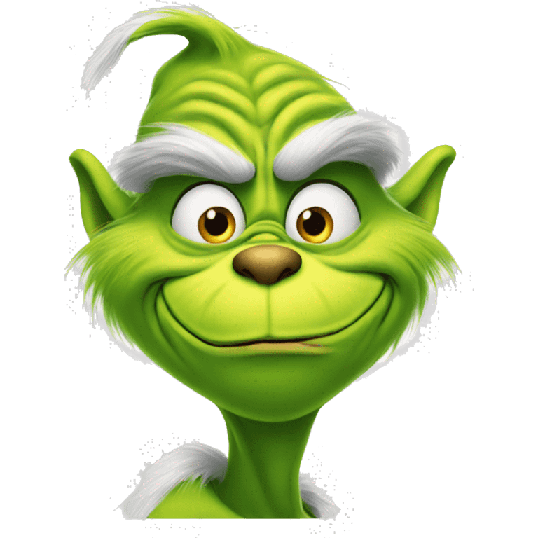 The grinch like the cartoon character  emoji