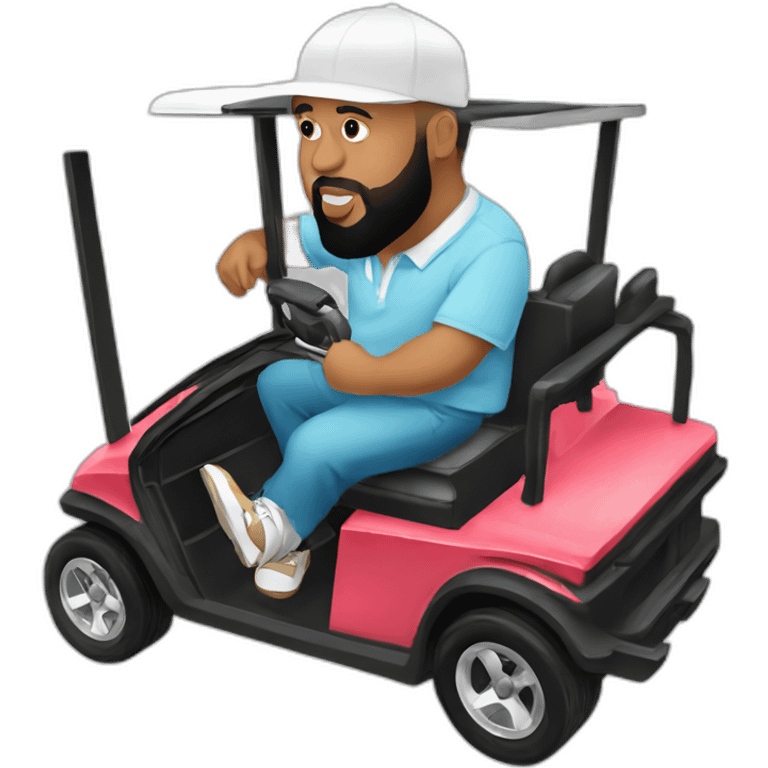 dj khaled driving golf cart emoji