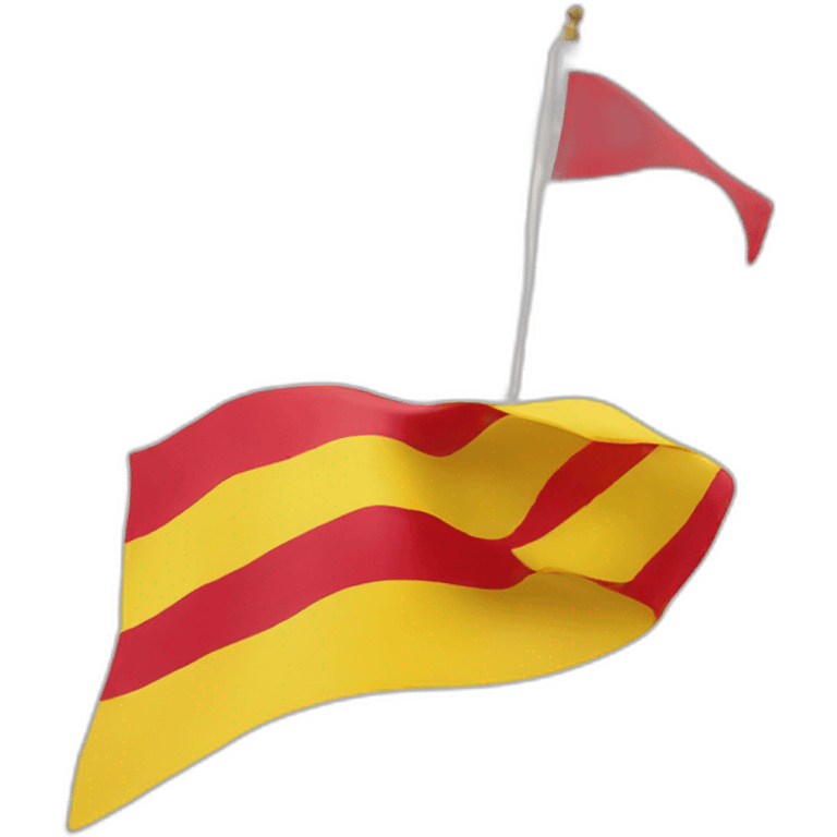 Flag of spain 3d emoji